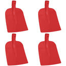 vidaXL Lapát Fej 4 pcs Piros 32 x 24,5 cm Porszórt acél