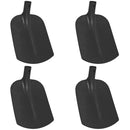 vidaXL Lapát Fej 4 pcs Fekete 34,5 x 24 cm Porszórt acél