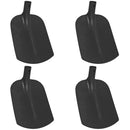 vidaXL Lapát Fej 4 pcs Fekete 34,5 x 24 cm Porszórt acél