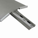 vidaXL Lapát Fej Ezüst 43 x 17 cm Porszórt acél