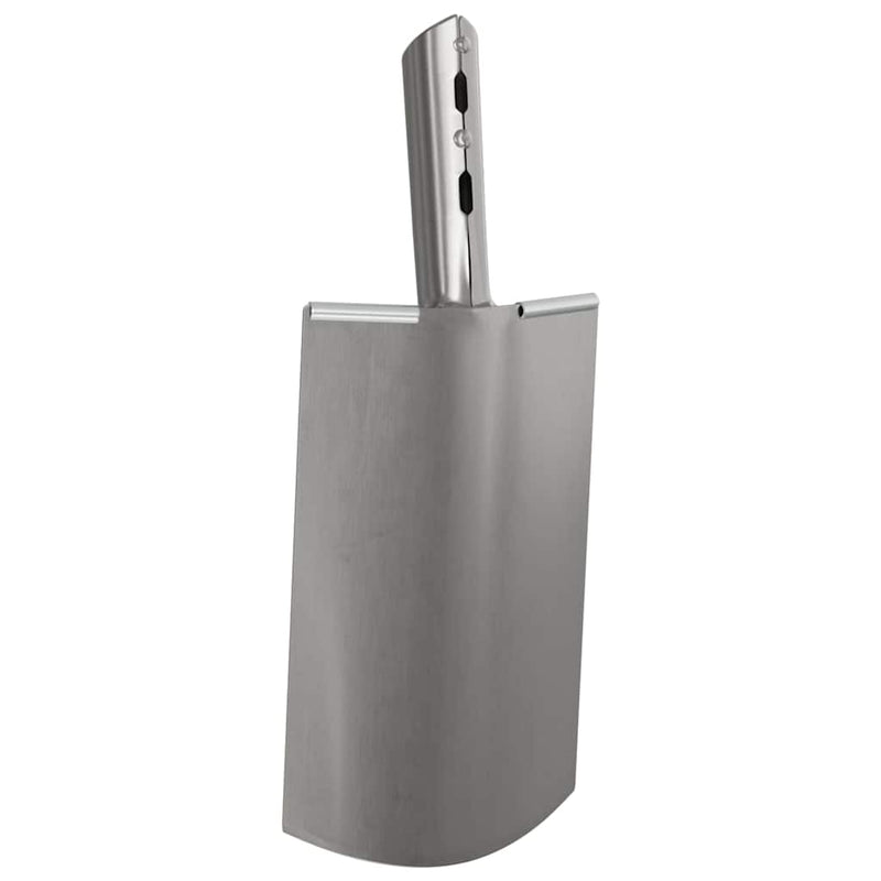 vidaXL Lapát Fej Ezüst 43 x 17 cm Porszórt acél