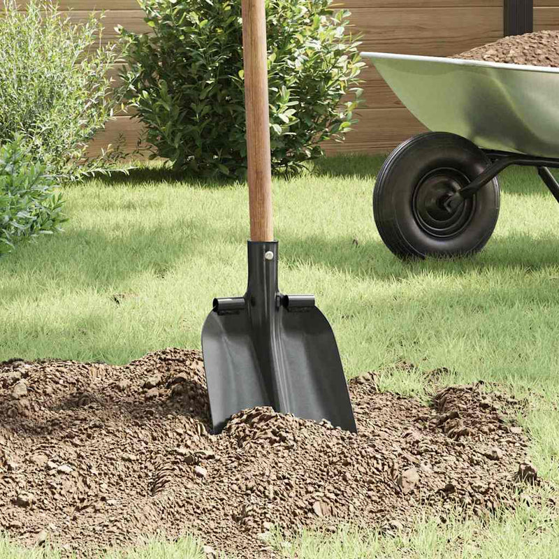 vidaXL Lapát Fej Ezüst 33 x 21 cm Porszórt acél