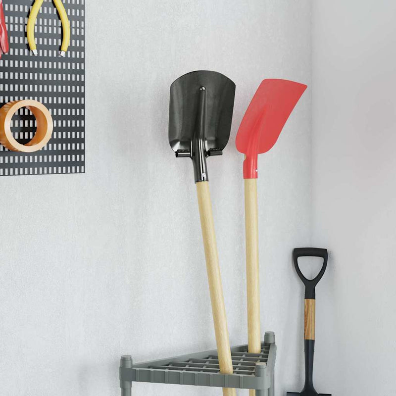 vidaXL Lapát Fej Ezüst 33 x 21 cm Porszórt acél