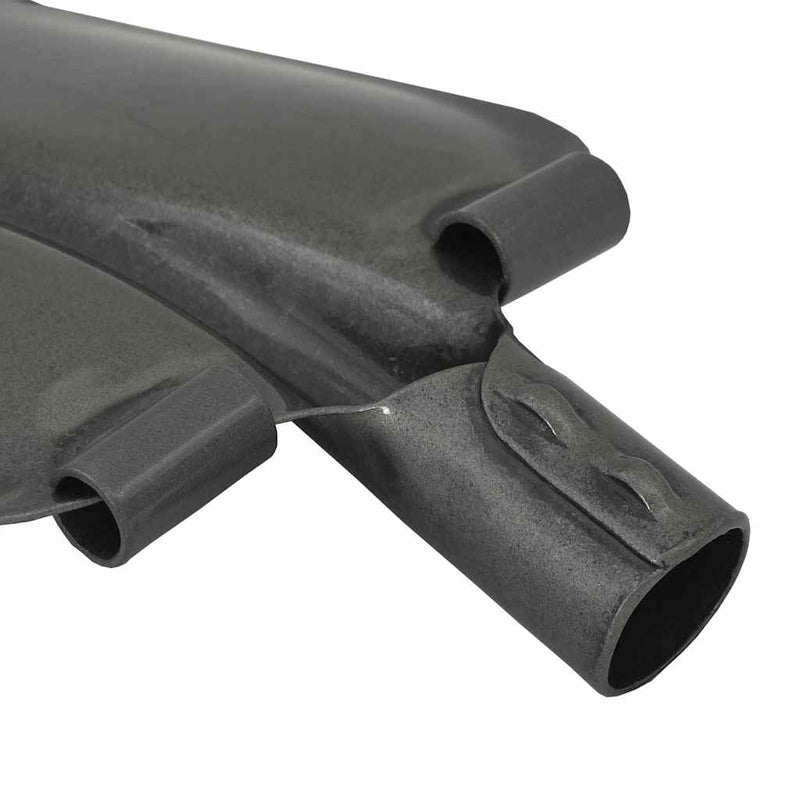 vidaXL Lapát Fej 4 pcs Ezüst 33 x 21 cm Porszórt acél