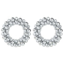 vidaXL Karácsonyi labda koszorúk 2 pcs Ezüst 33 x 33 x 7 cm