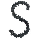 vidaXL Karácsonyi gömb girland Fekete 186 cm Polisztirol