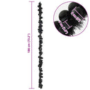 vidaXL Karácsonyi gömb girland Fekete 186 cm Polisztirol