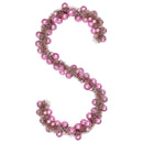 vidaXL Karácsonyi gömb girland Rózsaszín 186 cm Polisztirol