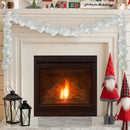 vidaXL Karácsonyi gömb girland Fehér 186 cm Polisztirol