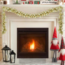 vidaXL Karácsonyi gömb girland Arany 186 cm Polisztirol