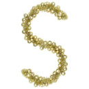 vidaXL Karácsonyi gömb girland Arany 186 cm Polisztirol