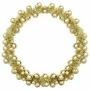 vidaXL Karácsonyi gömb girland Arany 186 cm Polisztirol