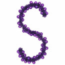 vidaXL Karácsonyi gömb girland Lila 186 cm Polisztirol