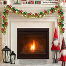 vidaXL Karácsonyi gömb girland Sokszínű 186 cm Polisztirol