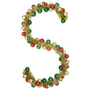 vidaXL Karácsonyi gömb girland Sokszínű 186 cm Polisztirol