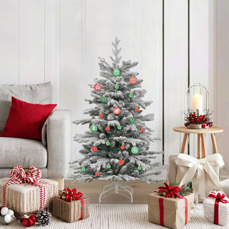 vidaXL Karácsonyi Díszgömb Készlet 40 pcs Piros és zöld
