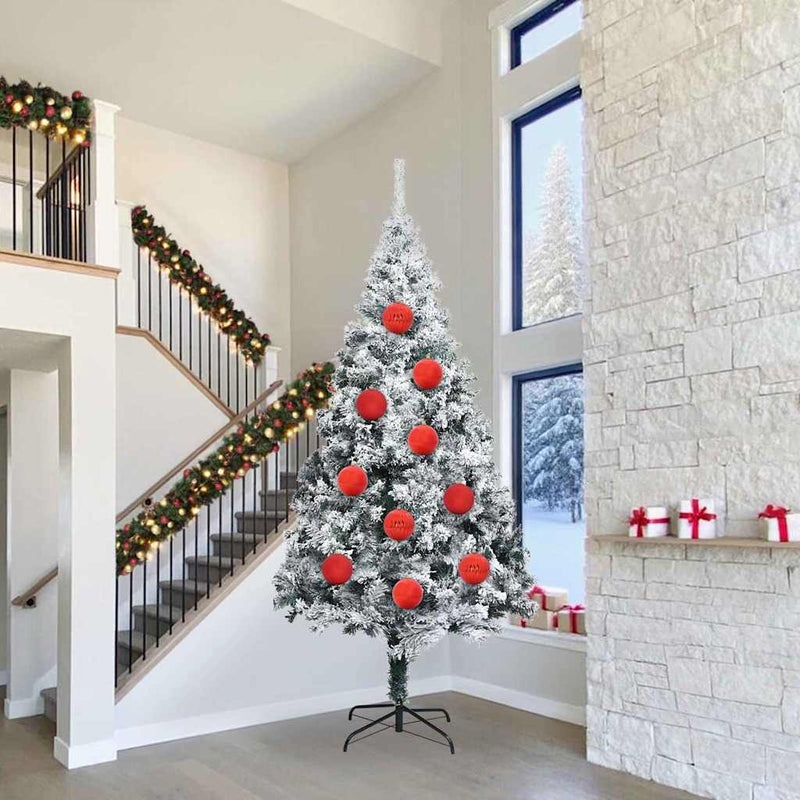 vidaXL Karácsonyi Díszgömb Készlet 4 pcs Piros