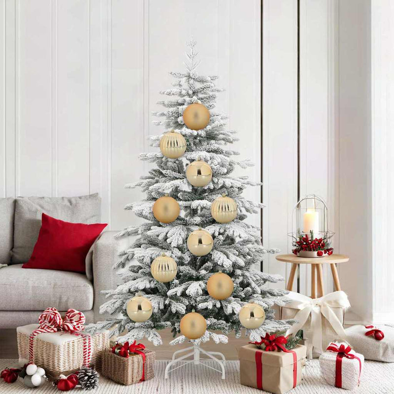 vidaXL Karácsonyi Díszgömb Készlet 9 pcs Arany