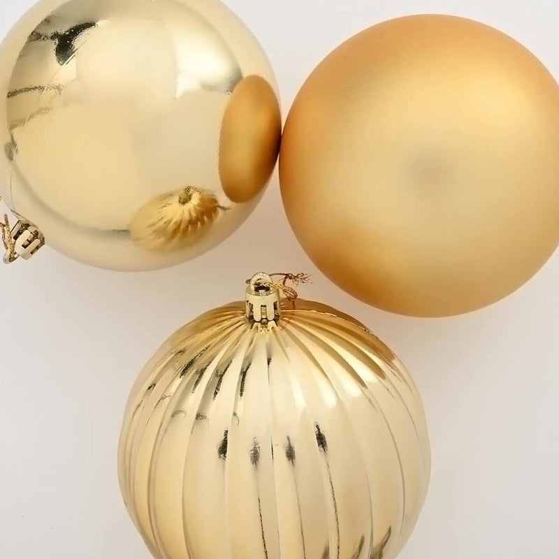 vidaXL Karácsonyi Díszgömb Készlet 4 pcs Arany
