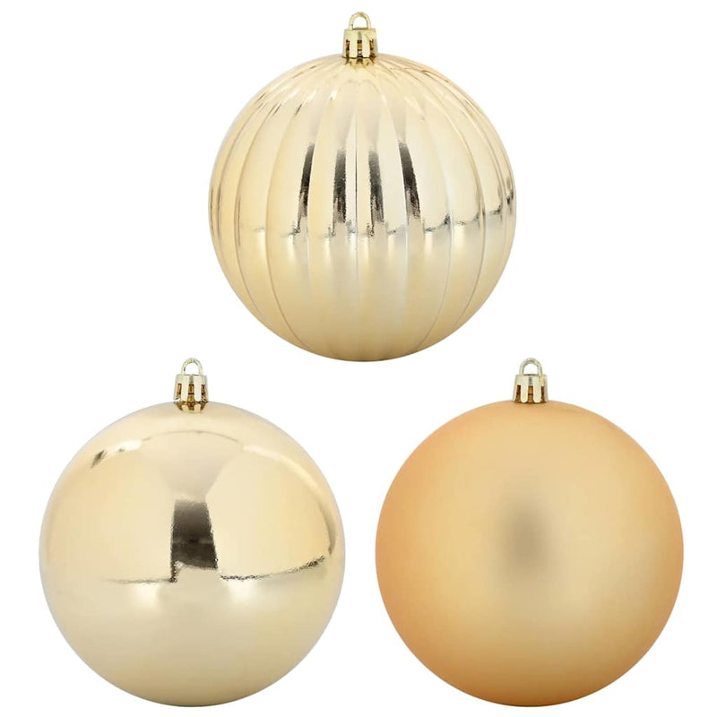 vidaXL Karácsonyi Díszgömb Készlet 4 pcs Arany
