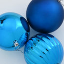 vidaXL Karácsonyi Díszszett XL 15 pcs Kék Műanyag