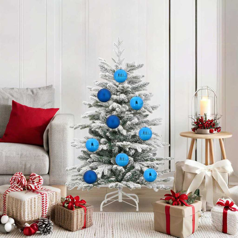 vidaXL Karácsonyi Díszgömb Készlet 15 pcs Kék