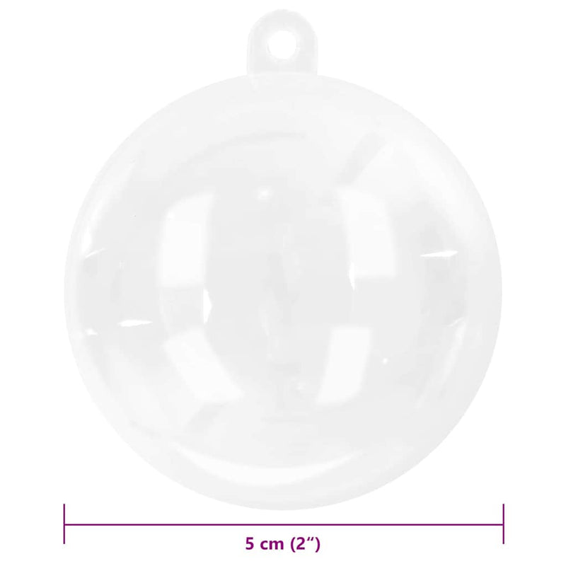 vidaXL Karácsonyi Díszgömb Készlet 50 pcs Ø 5 cm