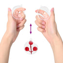 vidaXL Karácsonyi Díszgömb Készlet 25 pcs Átlátszó Ø 10 cm