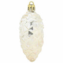 vidaXL Karácsonyi tobozlabda 40 pcs pezsgőszín Műanyag