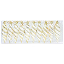 vidaXL Karácsonyi Spirális Alakú Gömb 40 pcs Arany Műanyag