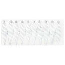 vidaXL Karácsonyi Spirális Alakú Gömb 40 pcs Fehér Műanyag