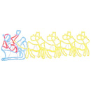 vidaXL Karácsonyi Dísz 1224 LED-del Sokszínű 69 x 79 cm PVC