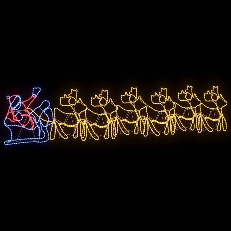 vidaXL LED Karácsonyi Dekoráció Sokszínű 69 x 79 cm PVC