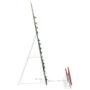 vidaXL Fényes Karácsonyi Fa 3 Ajándékdobozzal 2D Meleg Fehér 150 cm