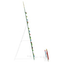 vidaXL Fényes Karácsonyi Fa 3 Ajándékdobozzal 2D Meleg Fehér 180 cm