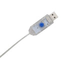 vidaXL Világító Mikulás 60 LED-del Meleg fehér 62 x 70 cm Lurex Szövet