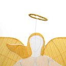 vidaXL Világító szög Meleg fehér 116 x 29 x 158.5 cm Poliészter