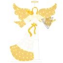 vidaXL Világító szög Meleg fehér 116 x 29 x 158.5 cm Poliészter