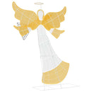 vidaXL Világító szög Meleg fehér 116 x 29 x 158.5 cm Poliészter