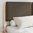 vidaXL Ágykeret Kárpitozott Fejtámlával Tópszínű 160 x 200 cm