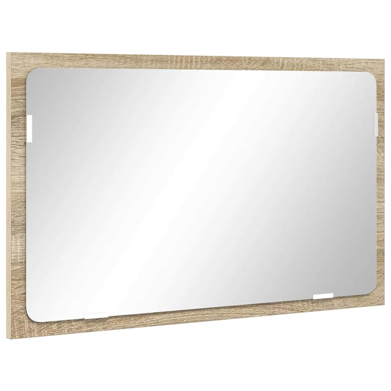 vidaXL Fürdőszoba bútor szett fiókkal tárolóval Sonoma tölgy Faanyag