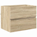 vidaXL Fürdőszoba bútor szett fiókkal tárolóval Sonoma tölgy Faanyag