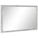 vidaXL Fürdőszoba bútor szett fiókkal tárolóval Beton Szürke Faanyag