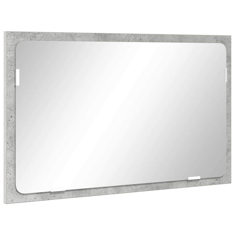 vidaXL Fürdőszoba bútor szett fiókkal tárolóval Beton Szürke Faanyag