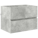 vidaXL Fürdőszoba bútor szett Beton Szürke 60 x 38,3 x 45 cm Faanyag