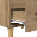 vidaXL Ágy szekrények 2 pcs Artisan tölgy 40 x 35 x 50 cm Faanyag