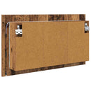 vidaXL Fürdőszobai tükörszekrény Öreg fa 80 x 12 x 45 cm Faanyag