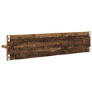 vidaXL Falpolcok polcokkal 4 pcs Öreg fa 80 x 11,5 x 18 cm Faanyag