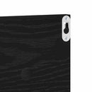 vidaXL Falpolcok 4 pcs Fekete tölgy 80 x 11,5 x 18 cm Faanyag