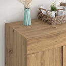 vidaXL Széf Artisan tölgy 69,5 x 34 x 90 cm Faanyag